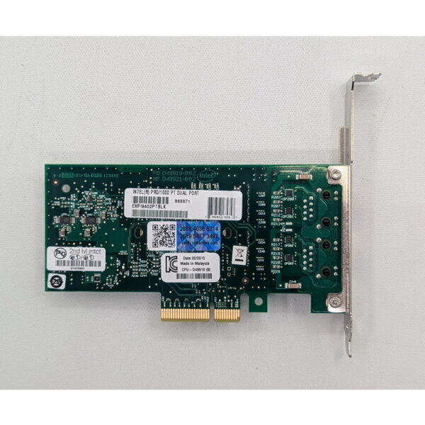 Сетевая карта D49919-002, D49921-002, 882028, PCIe, 2 x 1000 Мбит/с, 2 x RJ45
