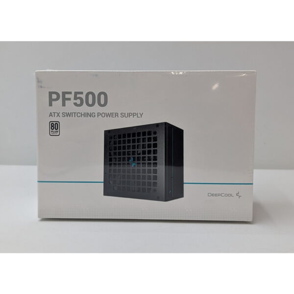 Блок питания r-pf500d-ha0b-eu, DeepCool PF500, 500 Вт, 80+, APFC, 20+4 pin, 4+4 pin CPU, 6 SATA, 2 x 6+2 pin PCI-E
