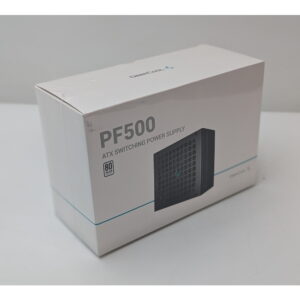 Блок питания r-pf500d-ha0b-eu, DeepCool PF500, 500 Вт, 80+, APFC, 20+4 pin, 4+4 pin CPU, 6 SATA, 2 x 6+2 pin PCI-E