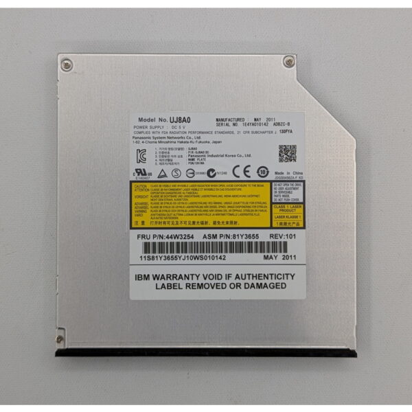 Привод DVD-RW UJ8A0, 44W3254, 81Y3655, IBM, Panasonic