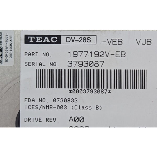 Привод DVD-RW 04C94P, 1977192V-EB, DV-28S, Dell