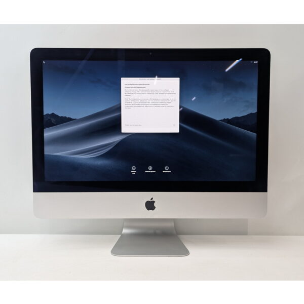 Моноблок A1418 Apple iMac 21.5" (54.6 см), (2015 года), процессор Intel i5 1.6GHz, оперативная память 8 Гб DDR4, видеокарта Intel HD Graphis 6000 1536 Мб, SSD диск 480 Гб, macOS Mojave, имеются следы эксплуатации, без мышки и клавиатуры!