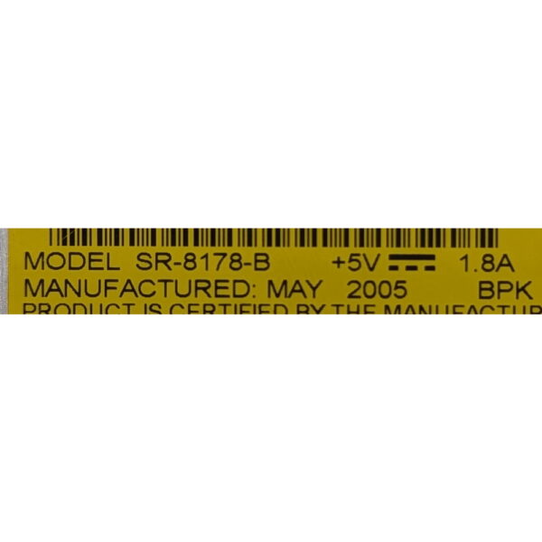 Привод DVD-RW SR-8178-B, SUN, Panasonic