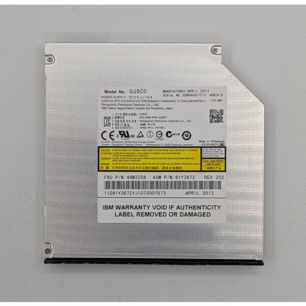 Привод DVD-RW 44W3256, 81Y3672, UJ8C0, Panasonic