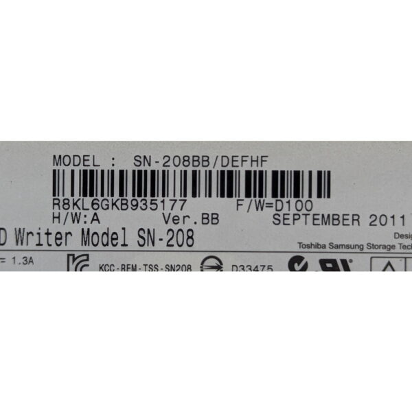 Привод DVD-RW 0X5RWY, SN-208, Dell