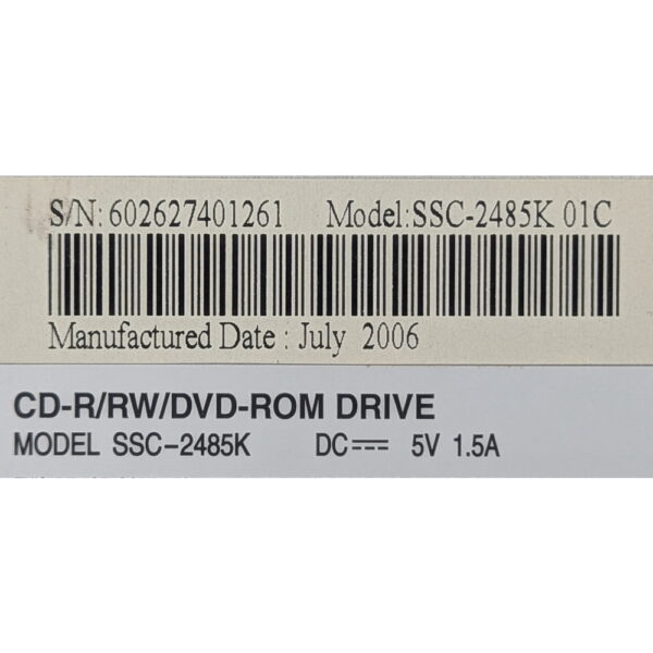 Привод DVD-RW SSC-2485K, Lite-On