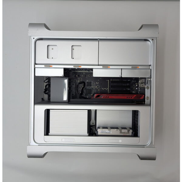Системный блок A1289 Apple Mac Pro (2010 года), процессор Intel Xeon 3.06 GHz x 2 штуки, оперативная память 64 Гб DDR3 ECC, видеокарта Amd Radeon HD 5770 1024 Мб, жесткий диск 1 Тб, macOS ElCapitan, имеются следы эксплуатации