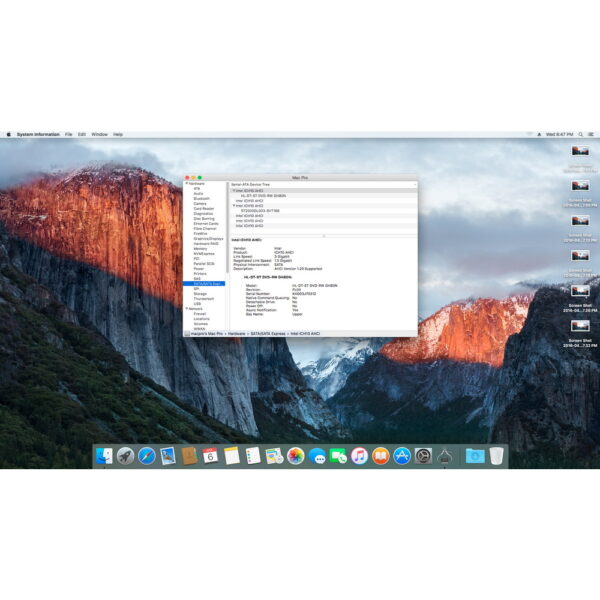Системный блок A1289 Apple Mac Pro (2010 года), процессор Intel Xeon 2.4 GHz x 2 штуки, оперативная память 64 Гб DDR3 ECC, видеокарта Amd Radeon HD 5770 1024 Мб, жесткий диск 2 Тб, macOS ElCapitan, имеются следы эксплуатации
