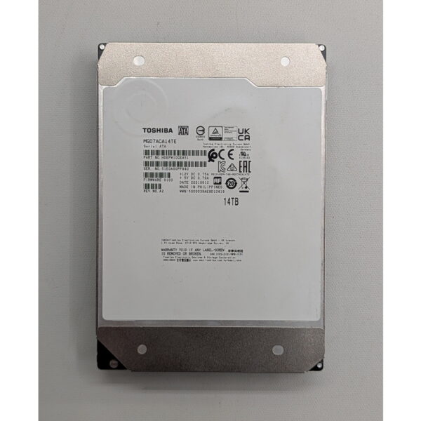 Жесткий диск MG07ACA14TE, Toshiba, 14 Тб, SATA, 3.5