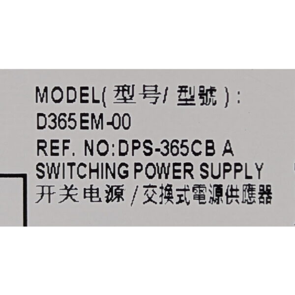 Блок питания 0T1M43, D365EMCB, DPS-365CB, Dell OptiPlex 9020, 3020 MT, 365W