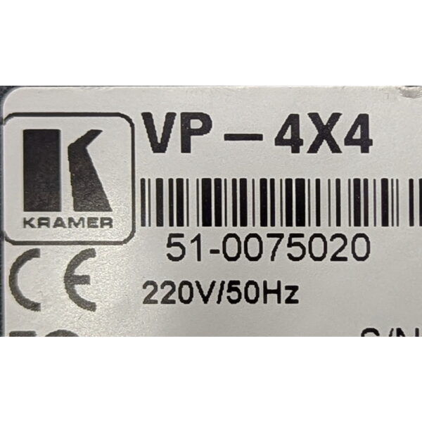 Коммутатор VP-4x4, Kramer