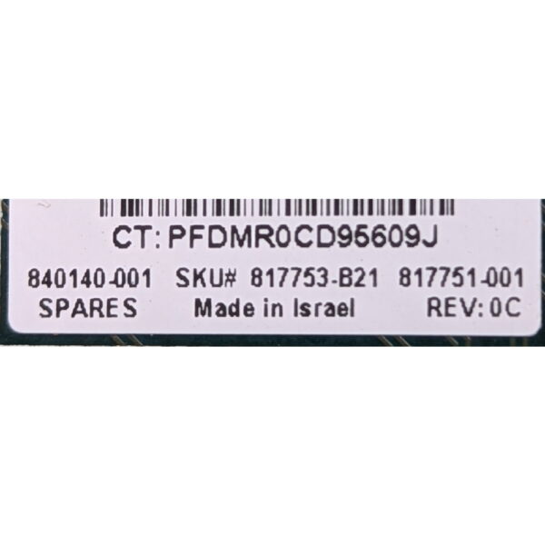 Контроллер 840140-001, 817751-001, 817753-B21, HP, PCIe, 2 X 10/25 Гбит/сек