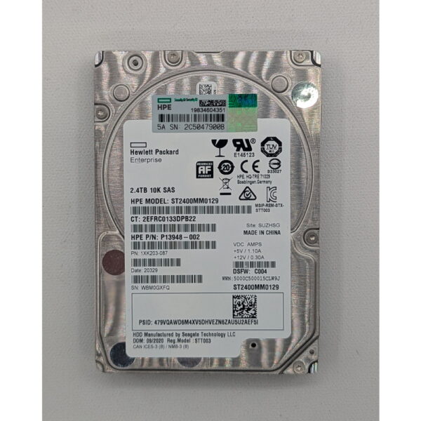 Жесткий диск ST2400MM0129, Seagate, 2.4 Тб, SAS, 2.5