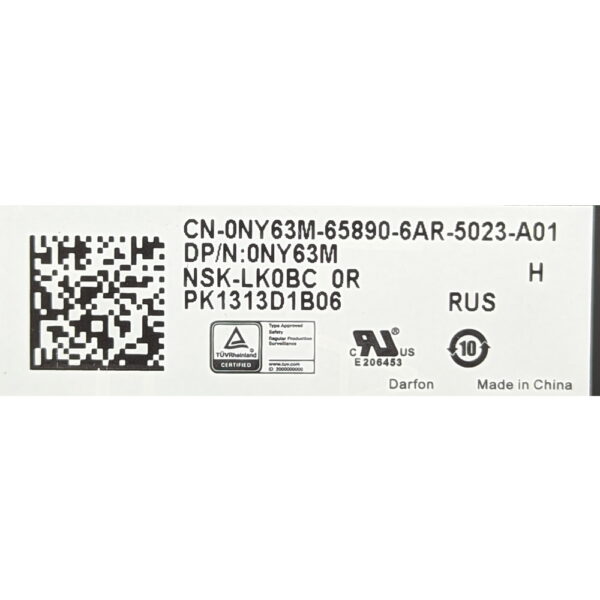 Клавиатура 0NY63M, NSK-KL0BC, Dell Latitude E3340, E3350, E5450, E5470, E7450, E7470