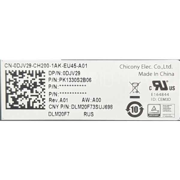 Клавиатура 0DJV29, 102-20F73LHA11, PK1330S2B06, Dell Latitude E5420, E7420, E7520