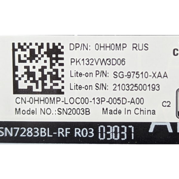 Клавиатура 0HH0MP, PK132VW3D06, SG-97510-XAA, Dell Latitude E5400, E5401, E5410, E5411