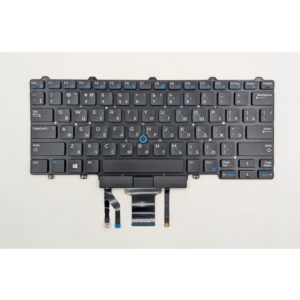 Клавиатура 02X4RD, PK1325A3B06, MP-13L83SUJ6983, Dell Latitude E5450, E7450, E5470, E7470, E3340, E3350, E7350, E5480, E5488, E5490, E5491, E5495, E5480, E5490, E7480, E7490