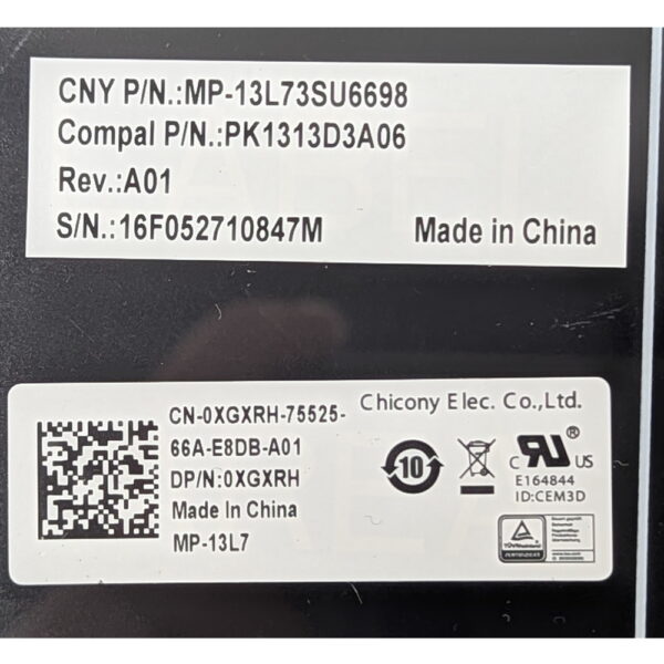 Клавиатура 0XGXRH, MP-13L73SU6698, PK1313D3A06, Dell Latitude E7450, E7470, E7480, E7490