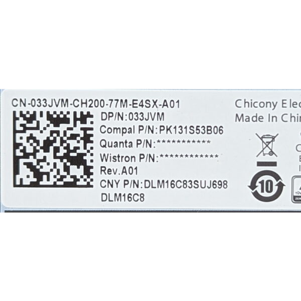 Клавиатура 033JVM, PK131S53B06, DLM16C8, Dell Latitude E5280, E5290, E7280, E7380