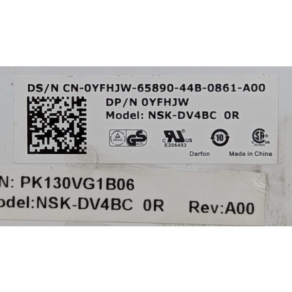 Клавиатура 0YFHJW, PK130VG1B06, NSK-DV4BC 0R, Dell Latitude E6440