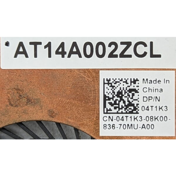 Система охлаждения 04T1K3, Dell Latitude E7250, E7450