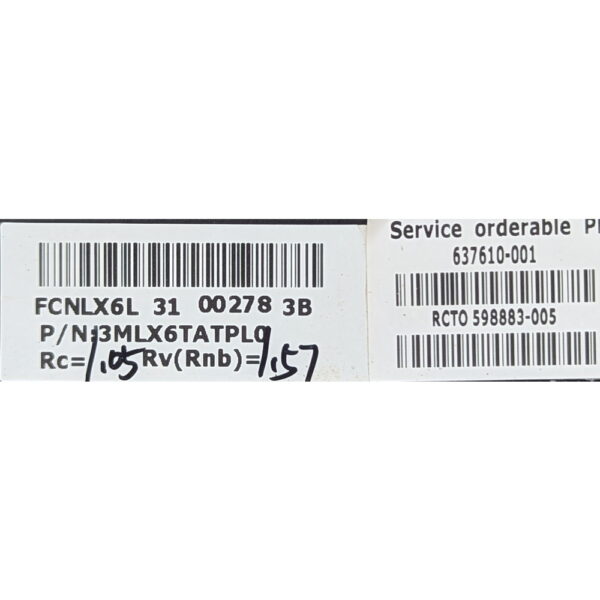 Система охлаждения 3MLX6TATPL0, 637610-001, HP Pavilion DV6, DV7, dv7-4000, DV6-3000