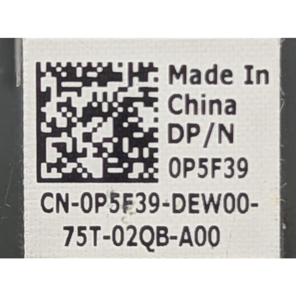 Вентилятор 0P5F39, EG50050S1-CB00-S9A, DC28000IXSL, Dell Latitude E5480, E5490