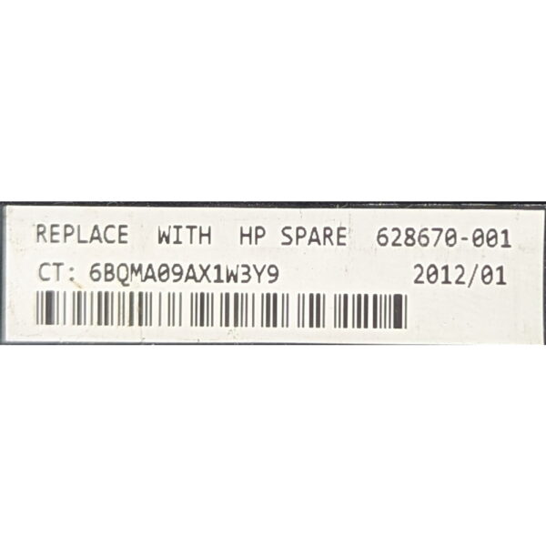 Аккумулятор 628670-001, CC06XL, HP EliteBook 8460p, 8470p, 8560p, 8570p, 6465b, 6460b, 6360b, 6470b, 6475b, 6560b, 6565b, 6570b, СОСТОЯНИЕ НЕ ИЗВЕСТНО, ПРОДАЕТСЯ КАК ЗАГЛУШКА!
