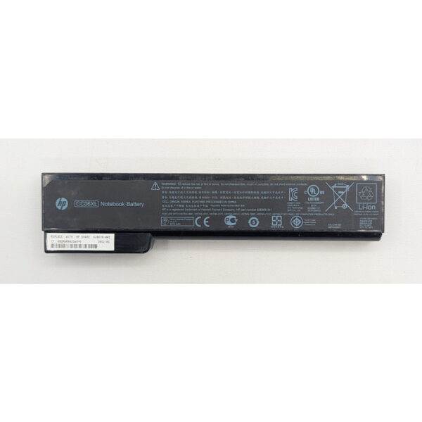 Аккумулятор 628670-001, CC06XL, HP EliteBook 8460p, 8470p, 8560p, 8570p, 6465b, 6460b, 6360b, 6470b, 6475b, 6560b, 6565b, 6570b, СОСТОЯНИЕ НЕ ИЗВЕСТНО, ПРОДАЕТСЯ КАК ЗАГЛУШКА!