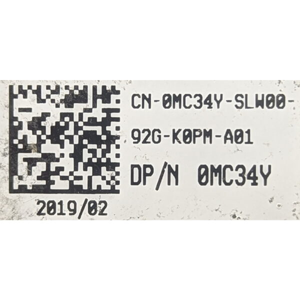 Аккумулятор 0MC34Y, J60J5, Dell Latitude E7270, 7.6V, 6800mAh, СОСТОЯНИЕ НЕ ИЗВЕСТНО, ПРОДАЕТСЯ КАК ЗАГЛУШКА!