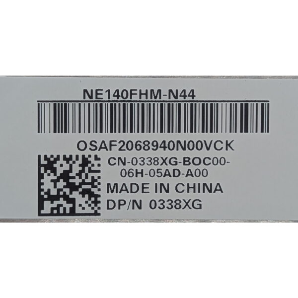 Матрица NE140FHM-N44, 0338XG, BOE-Hydis, Dell Latitude 7400, 14", 1920 x 1080, LED, DIODE, Full HD