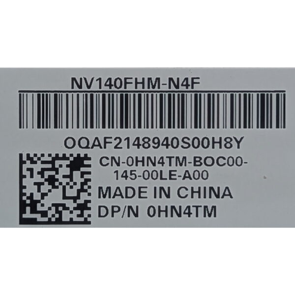 Матрица NV140FHM-N4F, 0HN4TM, BOE-Hydis, Dell Latitude 5400, 14.0, Full HD, 1920 x 1080, LED, DIODE, UPPA, 30 Pins
