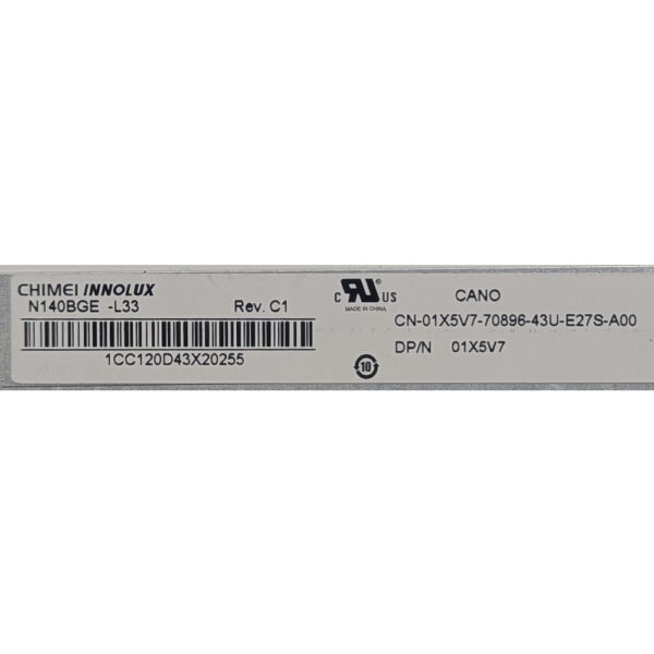 Матрица N140BGE-L33, 01X5V7, Innolux, Dell Latitude E6440, 14.0, WXGA HD, 1366 x 768, LED, DIODE, LVDS, 40 Pins