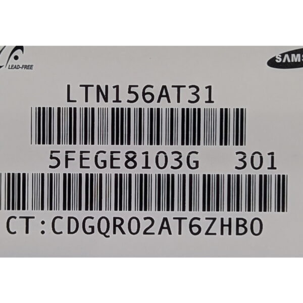 Матрица LTN156AT30-T01, LTN156AT31, Samsung, 15.6, WXGA HD, 1366 x 768, LED, DIODE, EDP, 30 Pins