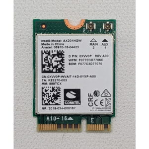 Wi-Fi модуль 0XVV0P, AX201NGW, Intel, Dell Latitude 5310