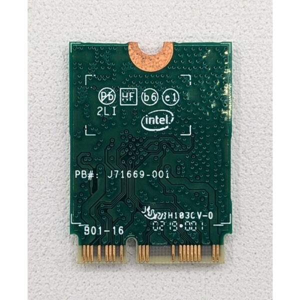 Wi-Fi модуль 01275K, 9462NGW, Intel, Dell G3 15 3590, G3 3579, G5 15 5590