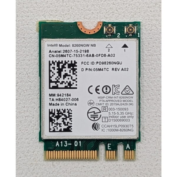Wi-Fi модуль 05M4TC, 8260NGW, Intel, Dell Precision 7510