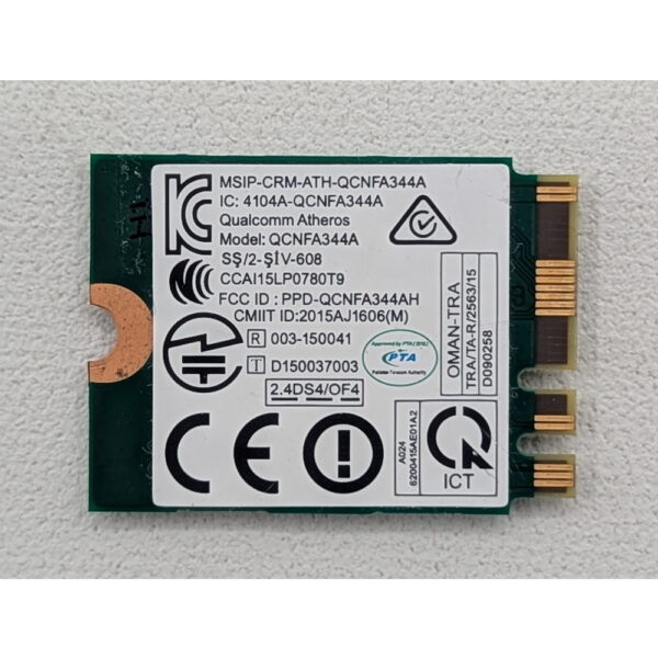 Wi-Fi модуль 0D4V21, QCNFA344A, Intel, Dell Precision 5510, 5520, 3520, 3510, 7720, 7730, Latitude E5570, E7270, E7470