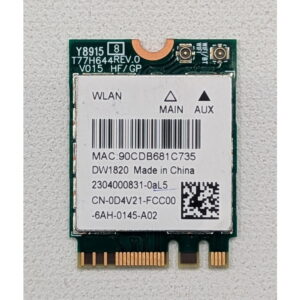 Wi-Fi модуль 0D4V21, QCNFA344A, Intel, Dell Precision 5510, 5520, 3520, 3510, 7720, 7730, Latitude E5570, E7270, E7470