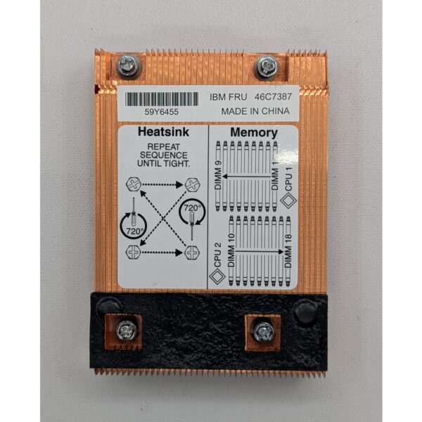 Радиатор 59Y6455, 46C7387, IBM BladeCenter hs22, LGA1366