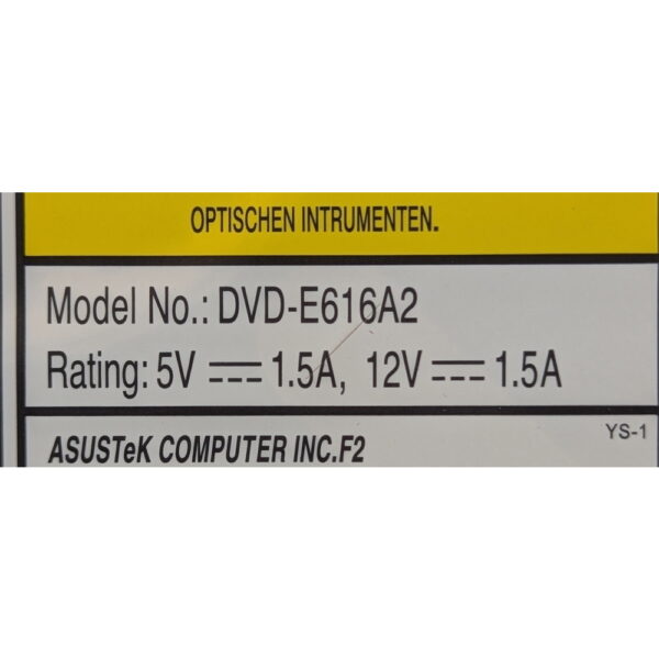Привод DVD-RW DVD-E616A2, Asus