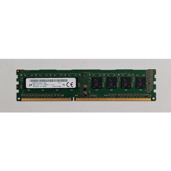 Модуль памяти MT8JTF51264AZ-1G6, Micron, DDR3, 4Gb, 12800U, non-ECC, UDIMM