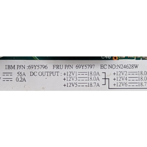 Корзина для блоков питания 69Y5796, 69Y5797, IBM System x3630 M3