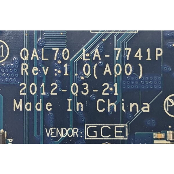 Материнская плата 0C28RH, LA-7741P, Intel Core i5-3340M (SR0XB), Dell Latitude E6330