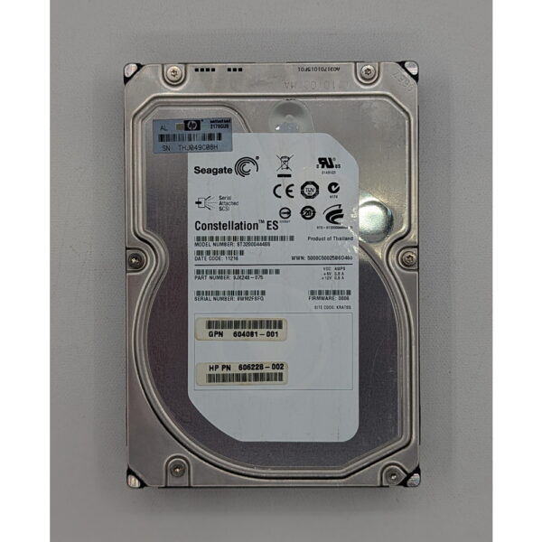 Жесткий диск ST32000444SS, 604081-001, 606228-002, Seagate, HP, 2 Тб, SAS, 3.5
