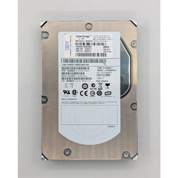 Жесткий диск ST3300655FC, 42D0410, 42D0417, 42D0413, Seagate, IBM, 300 Гб, Fibre Channel, 3.5