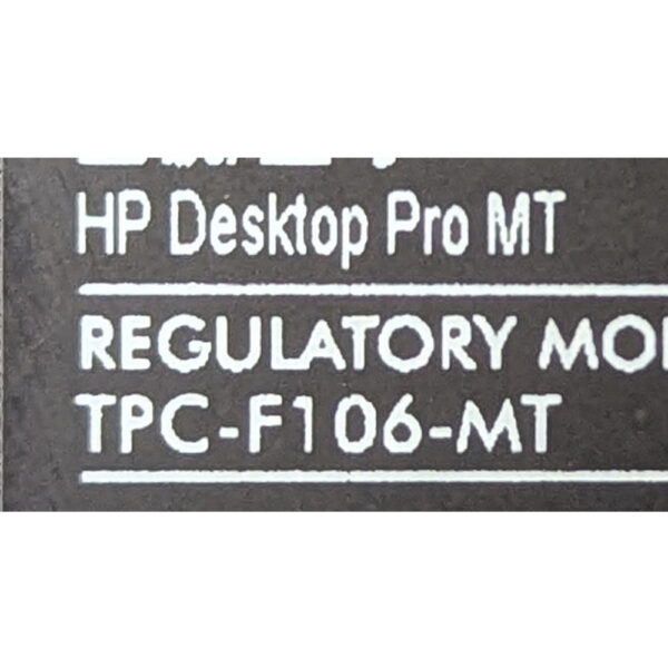 Корпус HP Desktop Pro MT, без БП