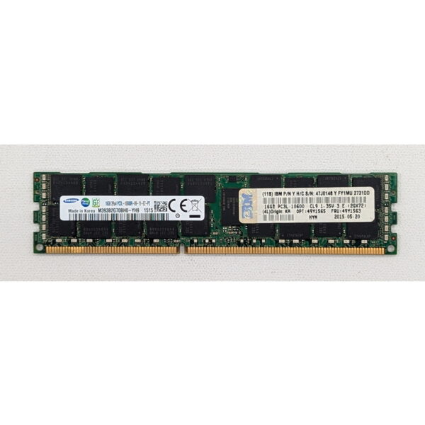 Модуль памяти M393B2G70BH0-YH9, 49Y1563, 49Y1565, 47J0146, Samsung, IBM, DDR3, 16Gb, 10600R, REG, ECC