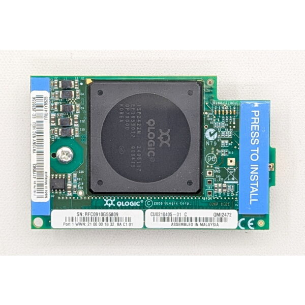 Контроллер Fibre Channel 41Y8583|41Y8525, IBM BladeCenter HS12, HS21, HS21XM, LS21, LS22, LS41, LS42, JS12, JS21, JS22, 2 x 4GB