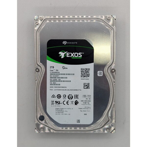 Жесткий диск ST2000NM003A, Seagate, 2 Тб, SAS, 3.5